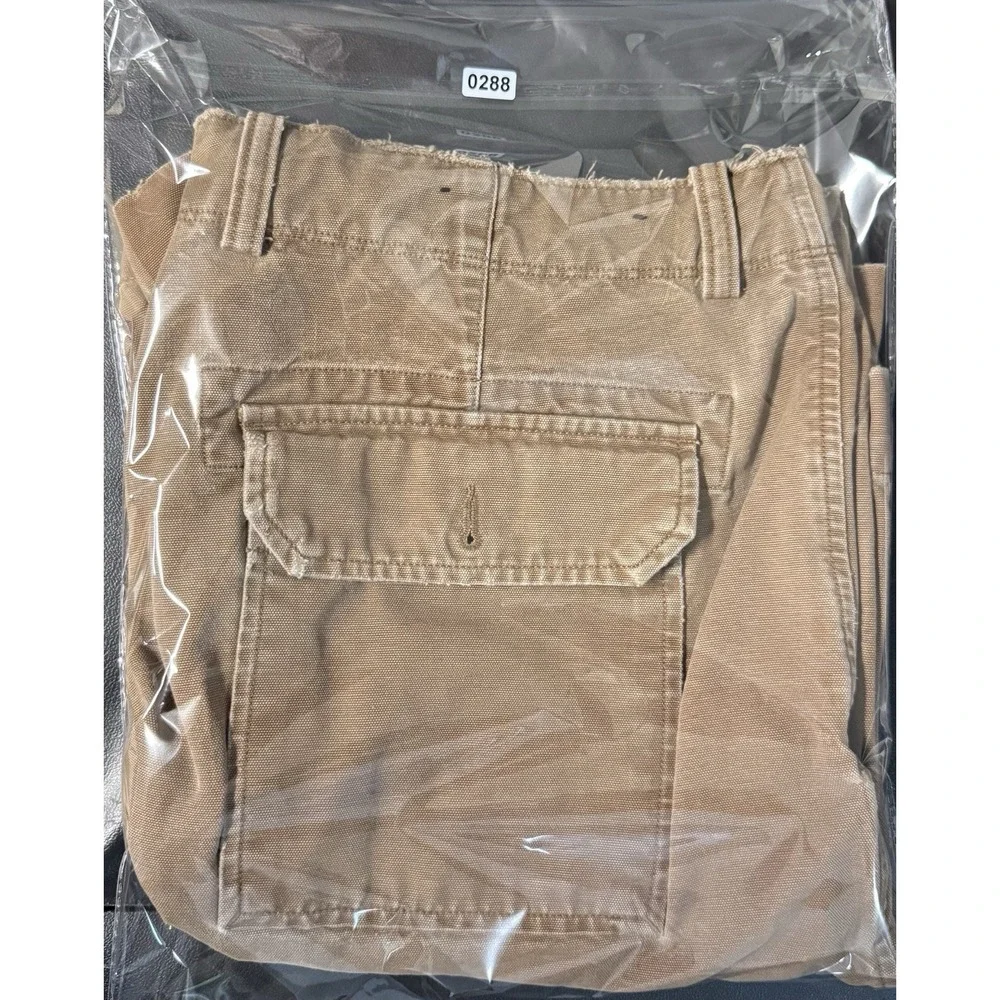 Banana Republic Men's Brown Chino Shorts Size 36 Flat Front Casual Cotton